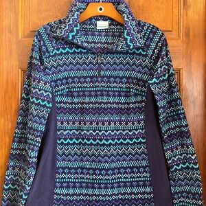 Columbia Purple and Blue Patterned Jacket